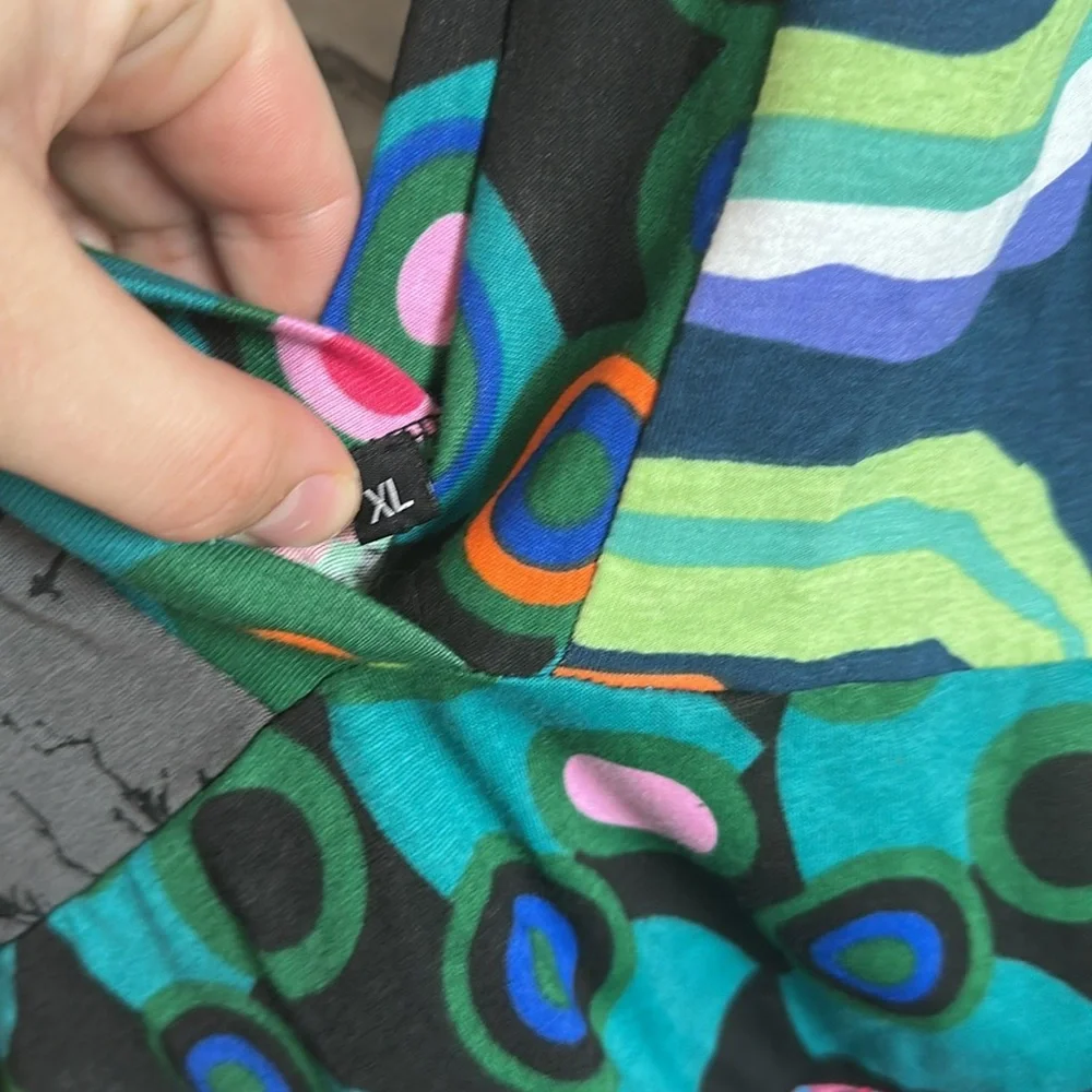 Y2K HTF desigual Colorful Patterned Women's Dress - Picture 2 of 10
